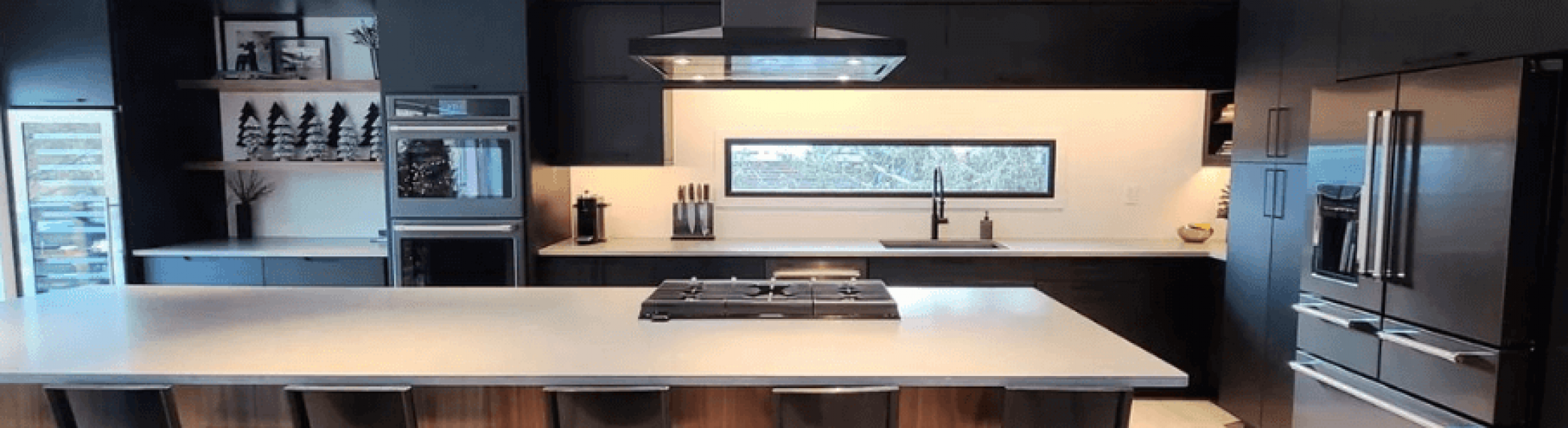 How to Achieve a Modern Slab Kitchen Look - Sutcliffe Kitchens